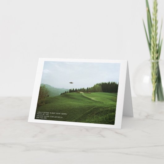 Semjases Demonstrations-Flug 1975 Karte (Vorderseite)