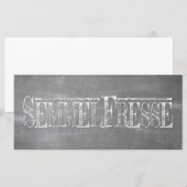 Semmelfresse - weiß (Vorne/Hinten)