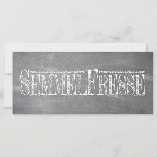 Semmelfresse - weiß (Vorderseite)