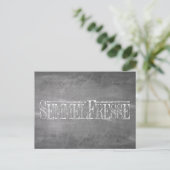 Semmelfresse - weiß feiertagspostkarte (Stehend Vorderseite)