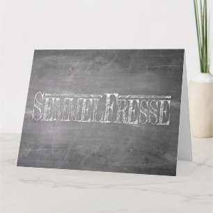 Semmelfresse - weiß karte