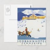 Semmering Austria Postkarte (Vorne/Hinten)