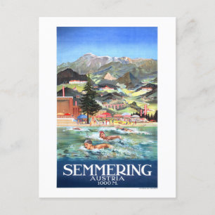 Semmering Austria Vintage Poster 1928 Feiertagspostkarte