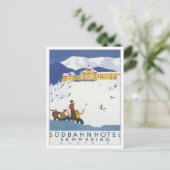 Semmering Österreich Postkarte (Stehend Vorderseite)