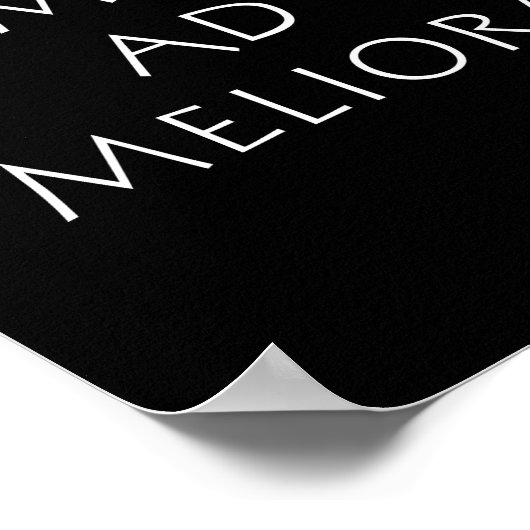 Semper ad meliora poster (Ecke)