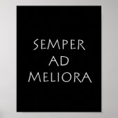 Semper ad meliora poster (Vorne)