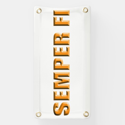 Semper Fi Banner (Vertikal)