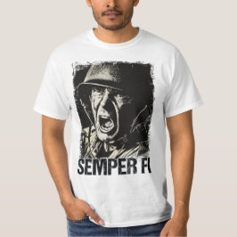 ✪ SEMPER FI ✪ immer treuer Veteran Soldat T-Shirt
