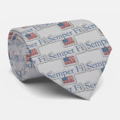 Semper FI-Krawatte Krawatte (Gerollt)