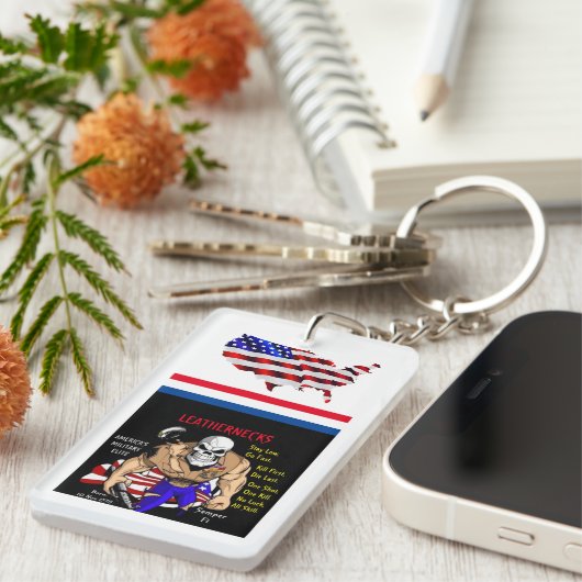 Semper Fi / Leathernecks Schlüsselanhänger (Vorderseite rechts)