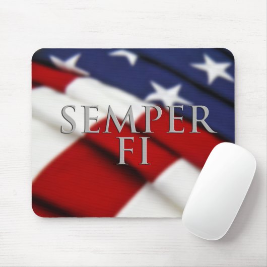 Semper FI Mousepad (Mit Mouse)