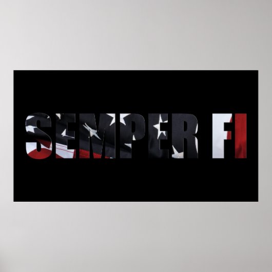 Semper Fi Poster (Vorne)