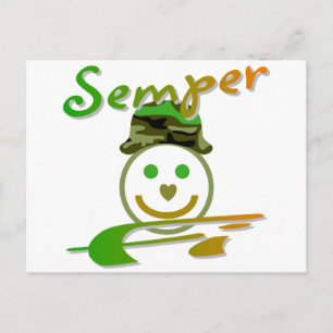 Semper FI Postkarte