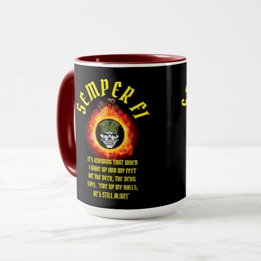 SEMPER FI TASSE (Vorderseite Links)