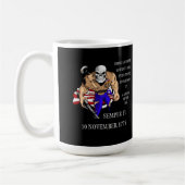 Semper Fi-TASSE Kaffeetasse (Links)