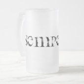 Semper FI-Tasse Mattglas Bierglas (Vorderseite Links)