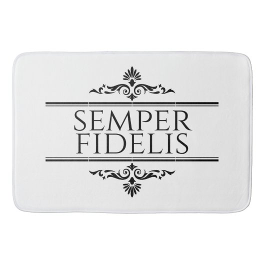 Semper Fidelis Badematte (Vorderseite)