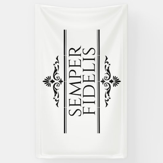 Semper Fidelis Banner (Vertikal)