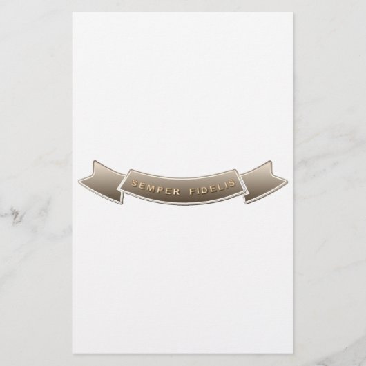 Semper Fidelis Briefpapier (Vorderseite)