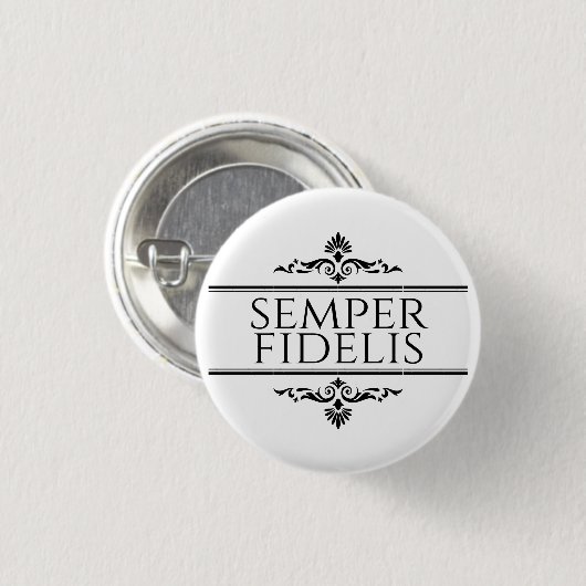 Semper Fidelis Button (Vorne & Hinten)