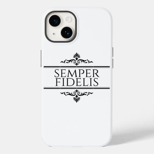 Semper Fidelis Case-Mate iPhone Hülle (Rückseite)