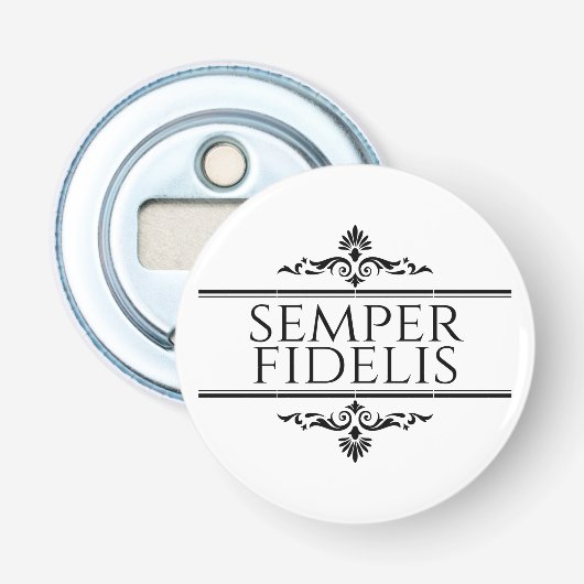Semper Fidelis Flaschenöffner (Vorderseite)