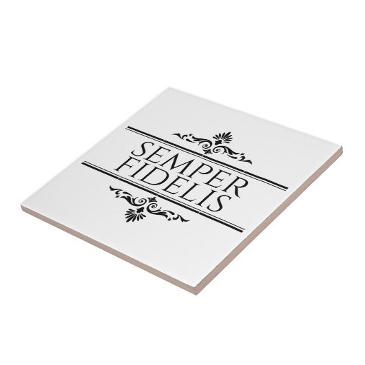 Semper Fidelis Fliese (Seite)
