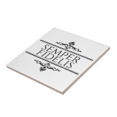 Semper Fidelis Fliese (Seite)