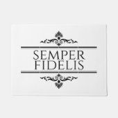 Semper Fidelis Fußmatte (Vorderseite)