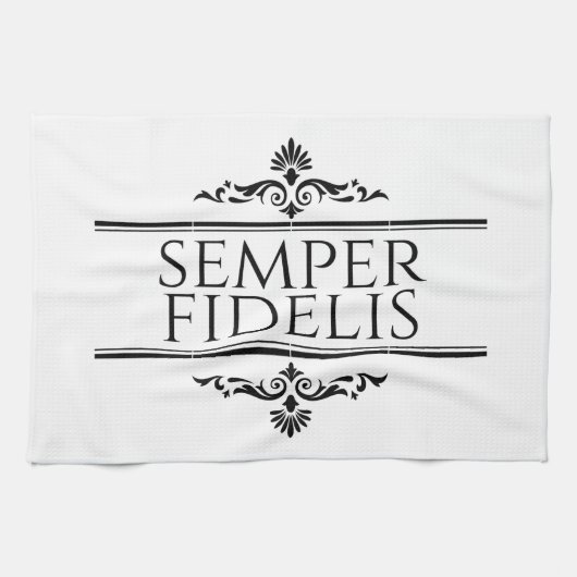 Semper Fidelis Geschirrtuch (Horizontal)