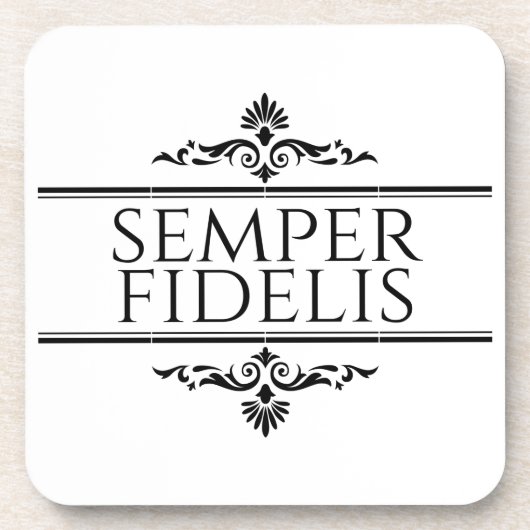 Semper Fidelis Getränkeuntersetzer (Vorderseite)