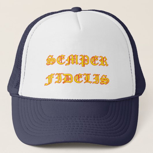 SEMPER FIDELIS Hat Truckerkappe (Vorderseite)