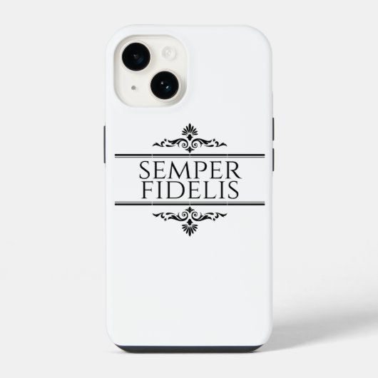Semper Fidelis iPhone Hülle (Rückseite)