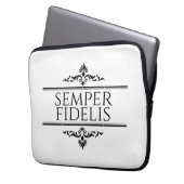 Semper Fidelis Laptopschutzhülle (Vorderseite Links)