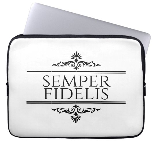 Semper Fidelis Laptopschutzhülle (Vorderseite)
