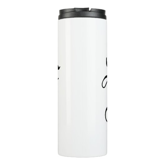 Semper Fidelis - lateinische Phrase Thermosbecher (Rückseite)