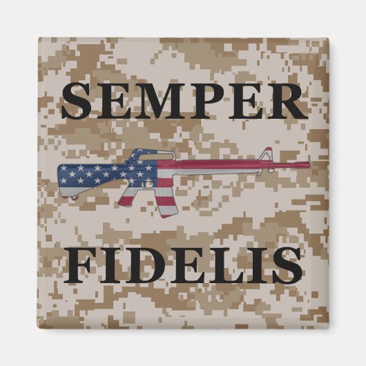 Semper Fidelis M16 Magnet Tan (Vorne)