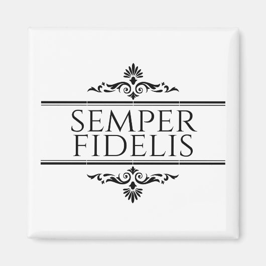 Semper Fidelis Magnet (Vorne)