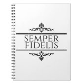 Semper Fidelis Notizblock (Vorderseite)
