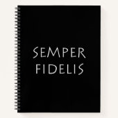 Semper Fidelis Notizblock (Vorderseite)