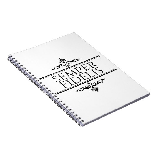 Semper Fidelis Notizblock (Rechte Seite)