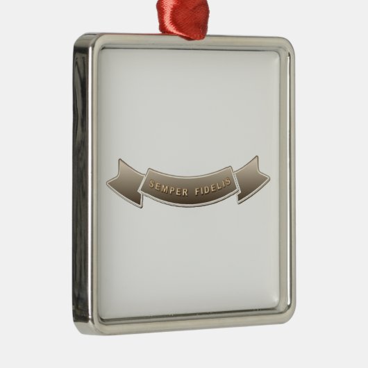 Semper Fidelis Ornament Aus Metall (Rechts)