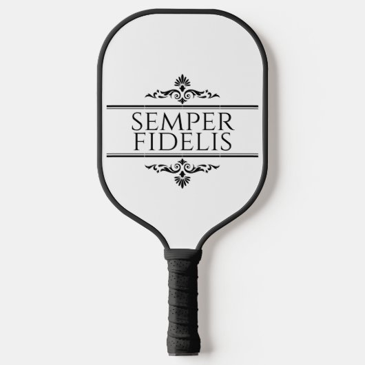 Semper Fidelis Pickleball Schläger (Vorderseite)