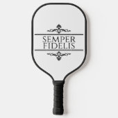 Semper Fidelis Pickleball Schläger (Rückseite)