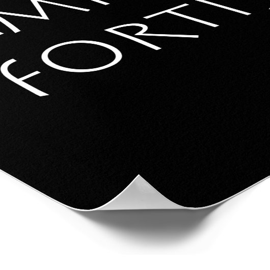 Semper fortis poster (Ecke)