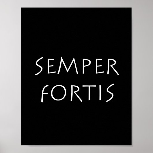 Semper fortis poster (Vorne)