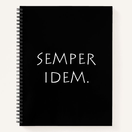 Semper Idem Notizblock (Vorderseite)