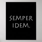 Semper Idem Poster (Vorne)