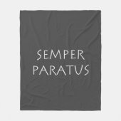 Semper paratus fleecedecke (Vorderseite)