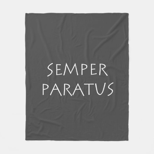 Semper paratus fleecedecke (Vorderseite)